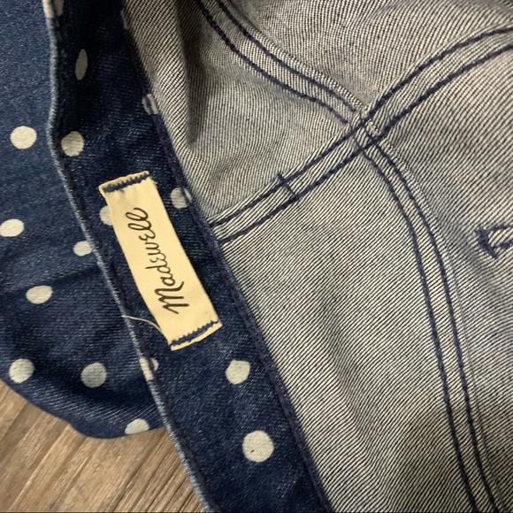 Madewell High Rise Slim Crop Boyjean - Polka Dot - Picture 7 of 9